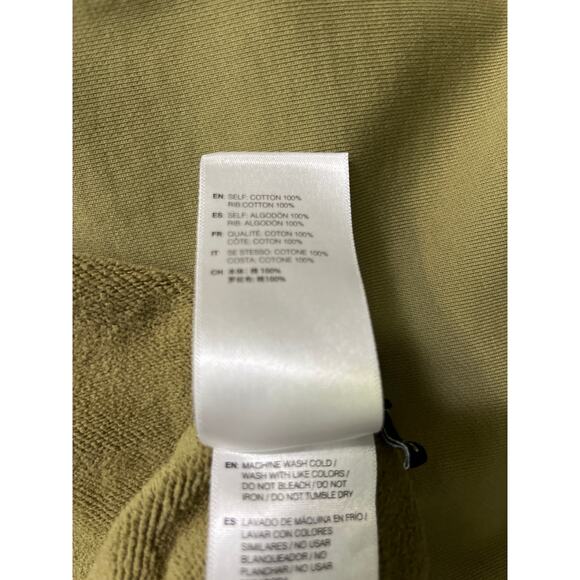 John Elliott Olive Green Crewneck Sweatshirt Fleece Lined Pullover Unisex - Picture 4 of 7